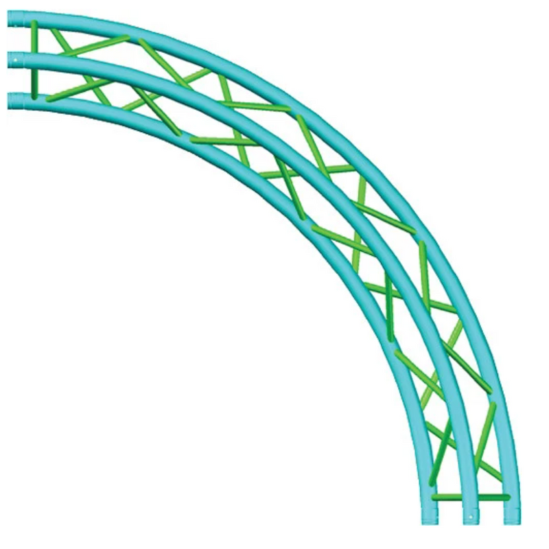 Global Truss F33-TR-C3-90 - Cercle de ferme pour système de ferme triangulaire F33 (9,84')