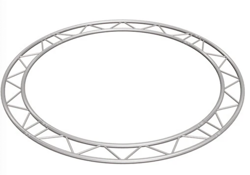 Global Truss F32-IB-C2-H90 - Cercle de treillis horizontal pour système de treillis en I F32 (6,56 pi) 
