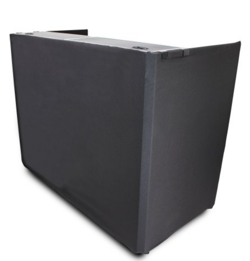ProX XF-MESAMEDIA-SCB Replacement Black Scrim Without Zippers for XF-MESA MEDIA DJ Facade Table Station