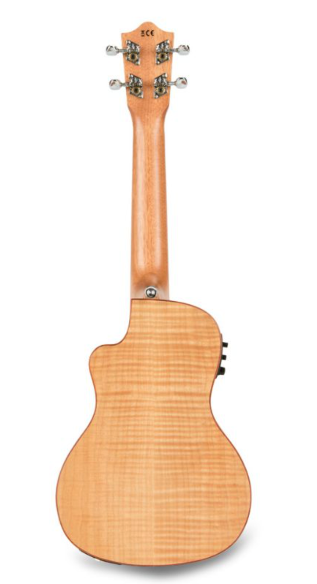 Lanikai & Kohala FM-CEC Flame Maple Concert Acoustic-Electric Ukulele Satin Finish w/Preamp