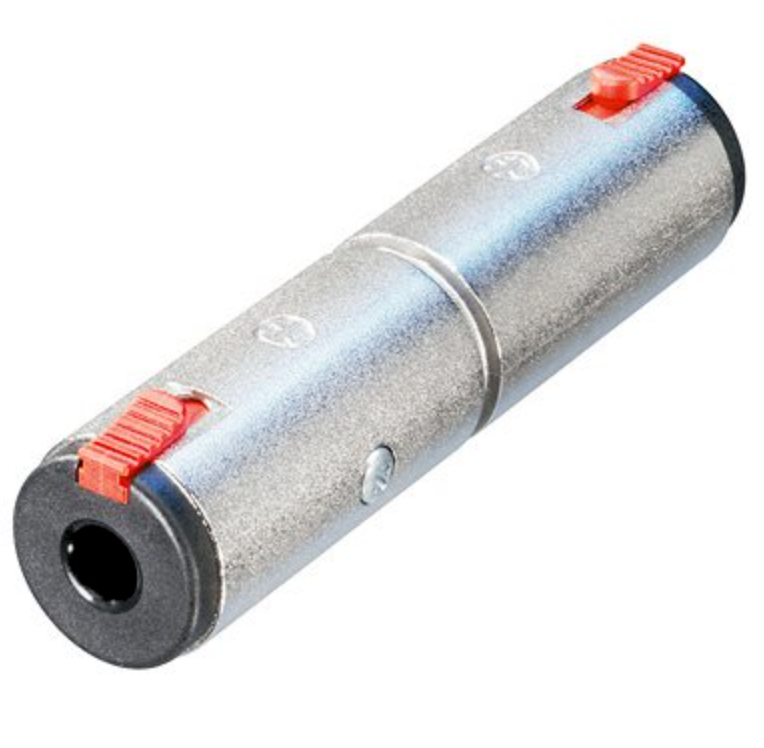 Neutrik NA3JJ Coupleur 1/4" TRS femelle à 1/4" TRS femelle