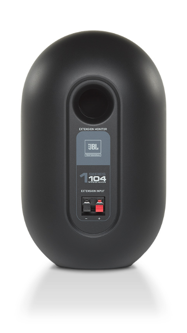 JBL 104-BT Compact Powered Desktop Reference Monitors With Bluetooth (Black Matte) - Red One Music