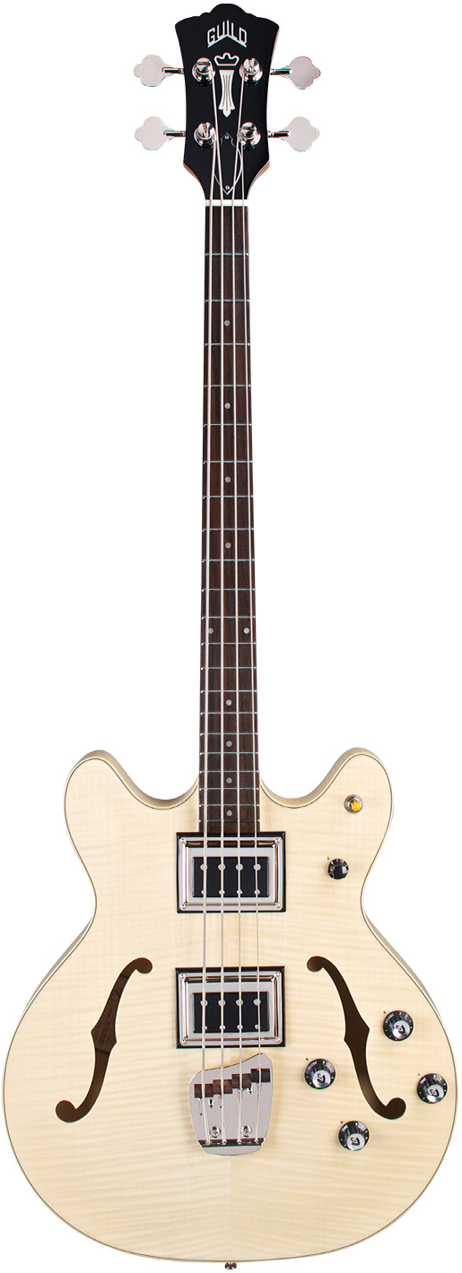 Guild STARFIRE II Bass Guitar (Flamed Maple) - Red One Music