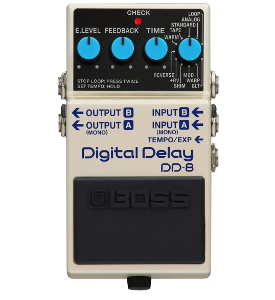 Boss DD-8 Digital Delay Pedal - Red One Music