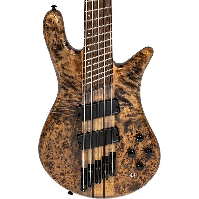 Spector NSDM5SFB NS DIMENSION - 5-String Electric Bass with Fanned Frets - Wenge/Super Faded Black Gloss