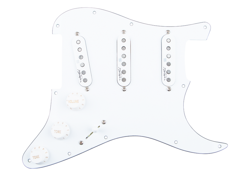 Seymour Duncan 11550-08 Hendrix Voodoo Pickguard Assembly Blanc