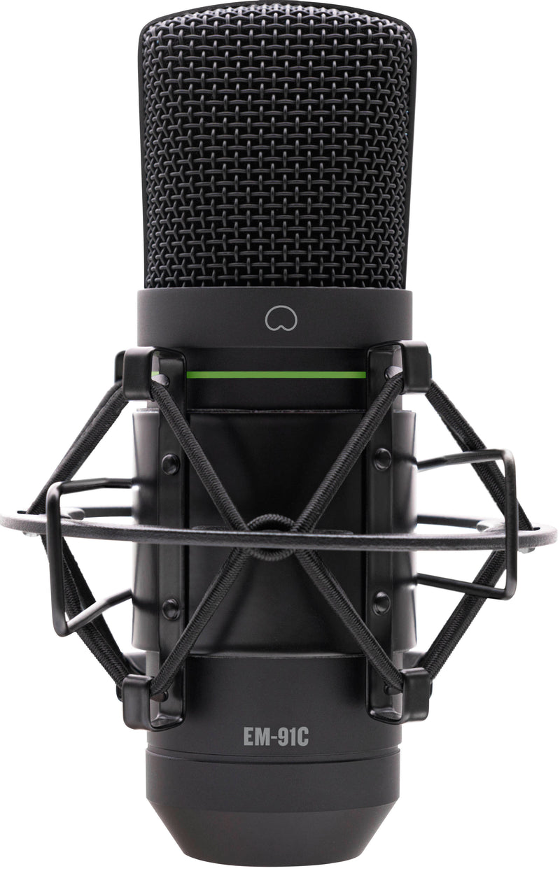 Mackie Studio Bundle avec moniteurs CR3-X - Interface Big Knob Studio - Micro dynamique EM89D - Micro à condensateur EM91C - Casque MC-100