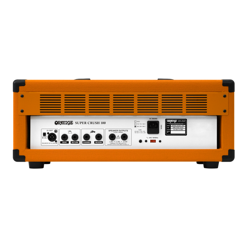 Tête d'ampli guitare SUPER-CRUSH-100 Orange - Orange