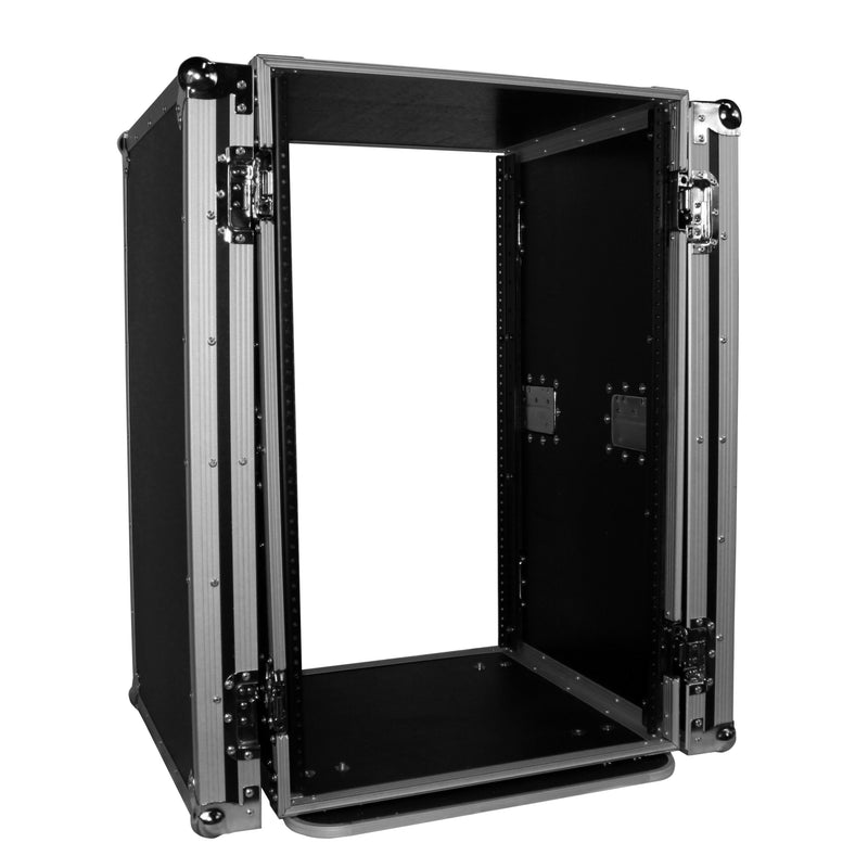 ProX T-18RSS 18U Space Amp Rack Mount ATA Flight Case 19 Inch Depth W-Casters