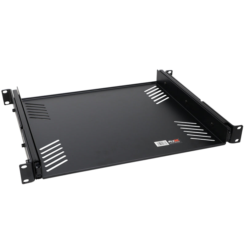 ProX T-1RDTR 1U Space Sliding Shelf W/ Bottom Vents