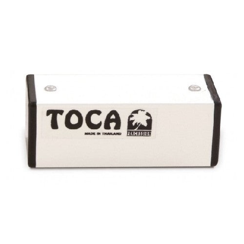 Toca T-2204 4" Aluminum Square Shaker - White