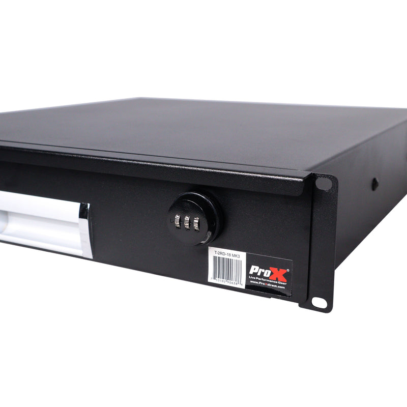 Prox T-2rd-18 MK3 2U SACK SPACE 18 "DRATER DE MONTRE DE Rack