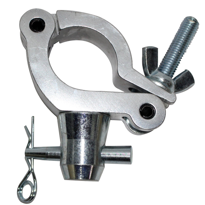 ProX T-C15 Side Entry Clamp w/Reversed Elbow & Half Coupler For 2" (50mm) Tube Trussing