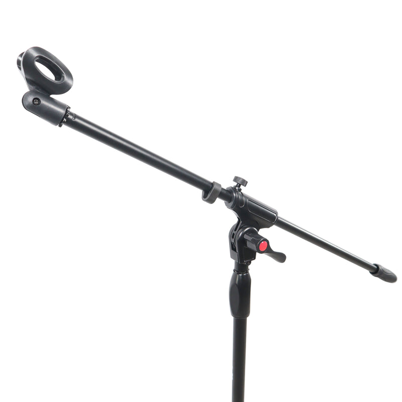 ProX T-MIC09 6 Ft Pro Tripod Microphone Concert Musician DJ Stand With Boom and Mic Clip