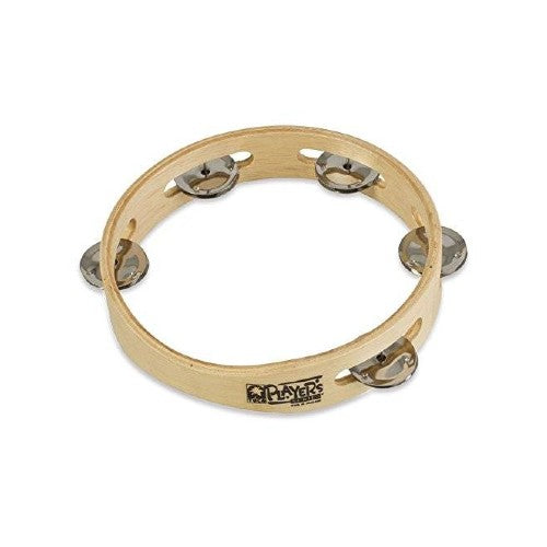 Toca T1075  Player's Series Wood 7 1/2" Tambourine - Single Row