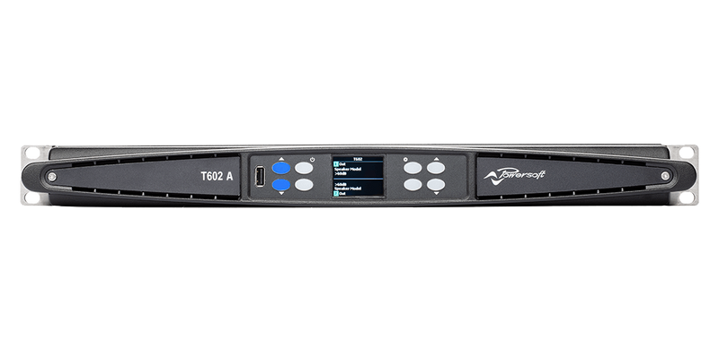 Plate-forme d'amplificateur haute performance PowerSoft T602A avec DSP