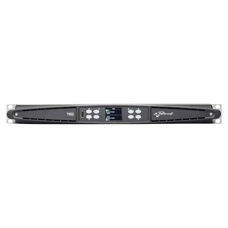 Powersoft T902 2-Channel High-Performance Amplifier Platform with DSP and Dante™