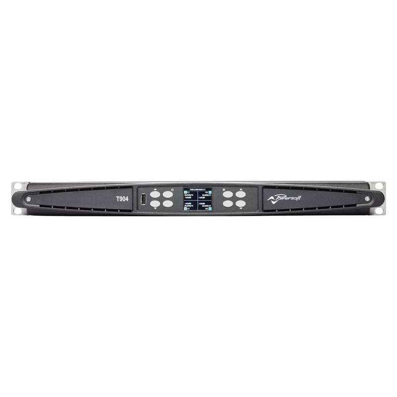 Powersoft T904 4-Channel High-Performance Amplifier Platform with DSP and Dante™