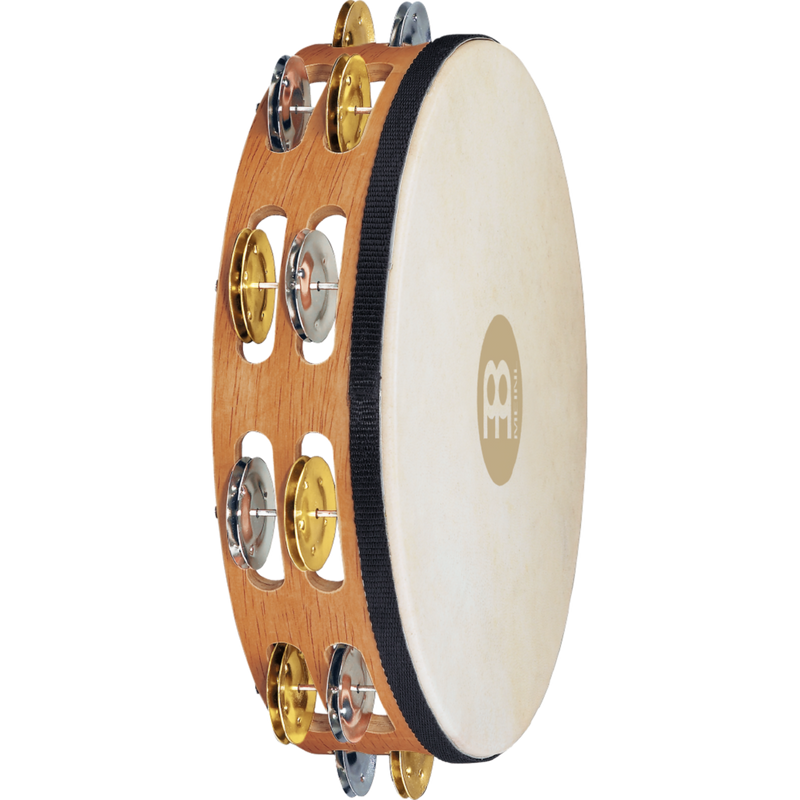 Meinl TAH2M-SNT Recording-COMBO WOOD TAMBOURINE - Jingles à double alliage