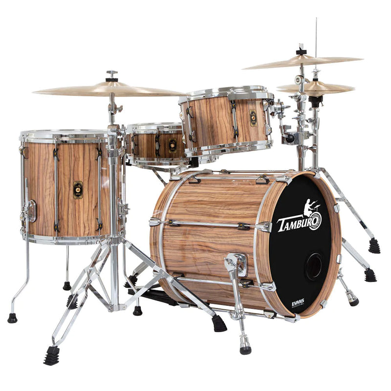Tamburo TB OPERA416UL OPERA Series Pack de 4 fûts en bois avec caisse claire et grosse caisse 16" - Olive