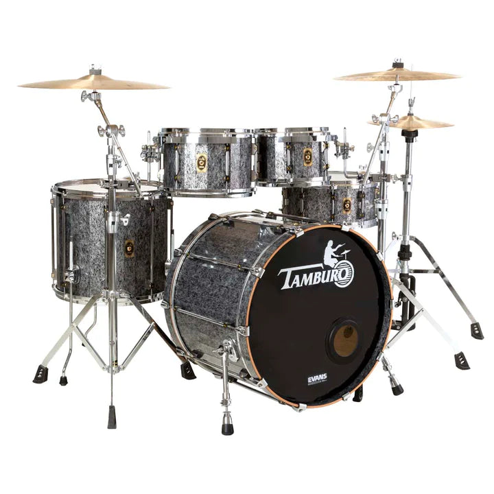 Tamburo TB OPERA520FK OPERA Series Pack de 5 fûts en bois avec caisse claire et grosse caisse 20" - Fantasy Black