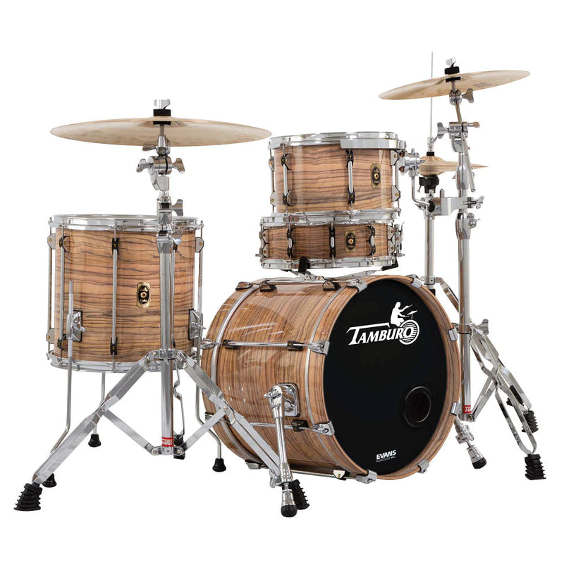 TAMBURO TB UNIKA418UL UNIKA Série 4 pièces Shell Pack avec caisse claire et tambour basse 18 "- Olive