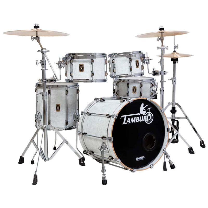 TAMBURO TB UNIKA522FW16 UNIKA Série 5 pièces en bois Pack de coquille avec caisse claire et tambour de 22 "et 16" Floor Tom - Fantasy White