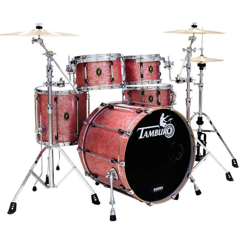 TAMBURO TB UNIKA418FF UNIKA Série 4 pièces Pack de coquilles en bois avec caisse claire et tambour de basse 18 "- Fire fantastique