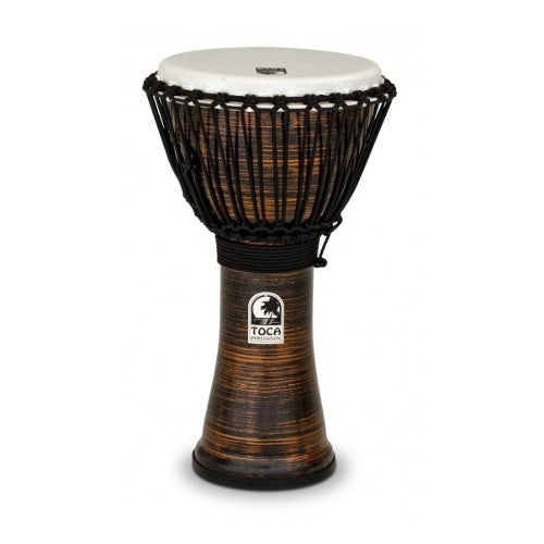 Toca TF2DJ-10SC Freestyle II Rope Tuned 10" Djembe - Spun Copper