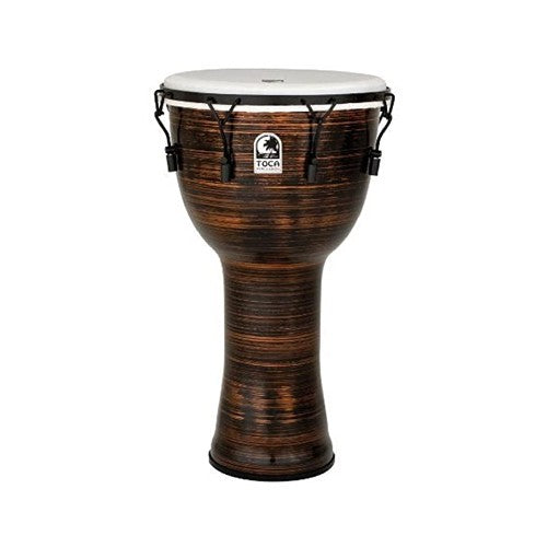 Toca TF2DM-14SCB Freestyle II Mechanically Tuned 14" Djembe with Bag - Copper Spun