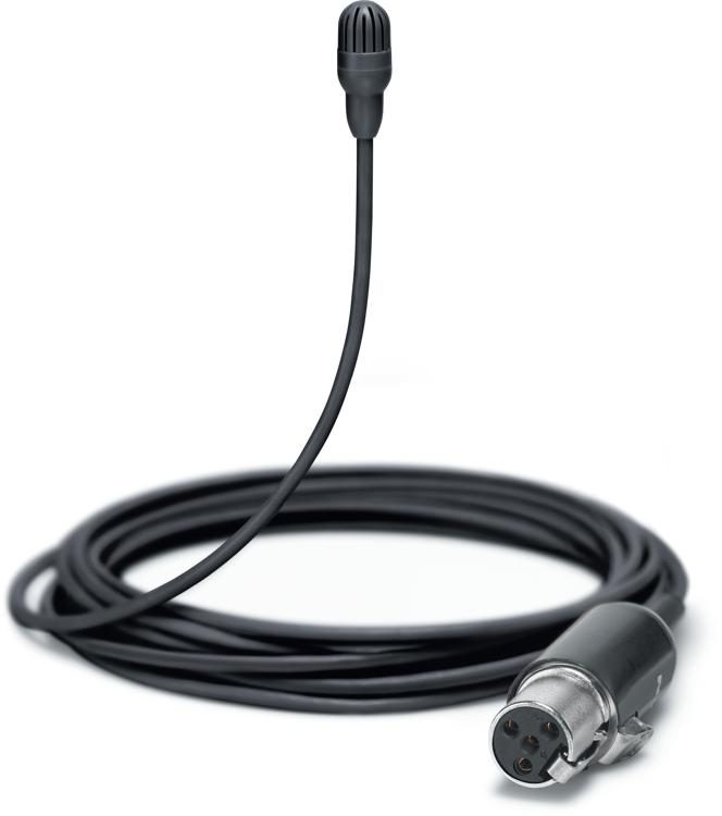 Shure TL47B/O-MTQG-A TwinPlex Microphone cravate omnidirectionnel avec accessoires (TA4F, noir)