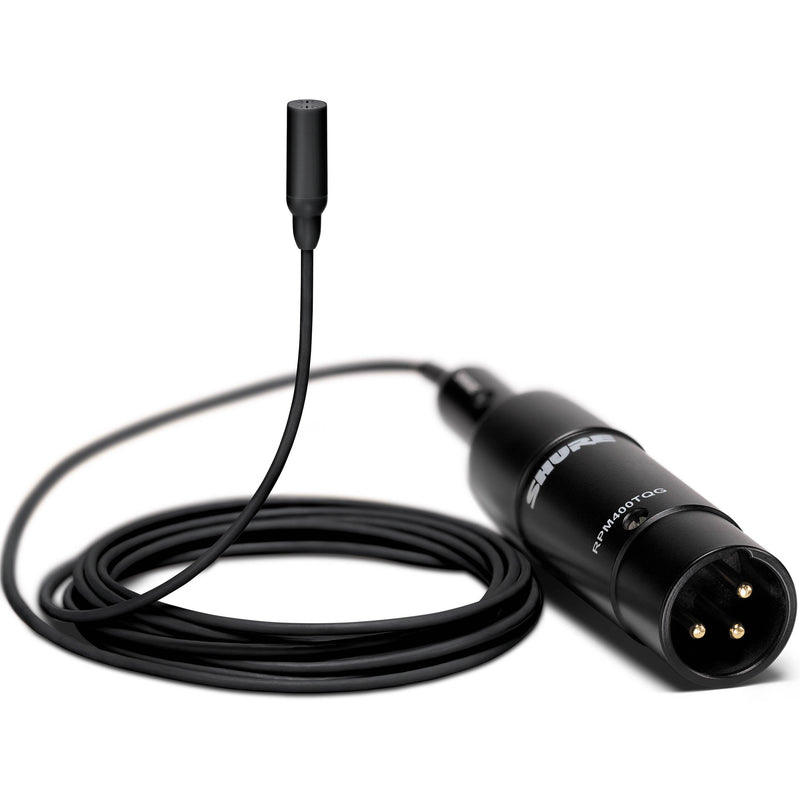 Shure TL48B/O-XLR-A TwinPlex Microphone cravate omnidirectionnel (XLR, noir)