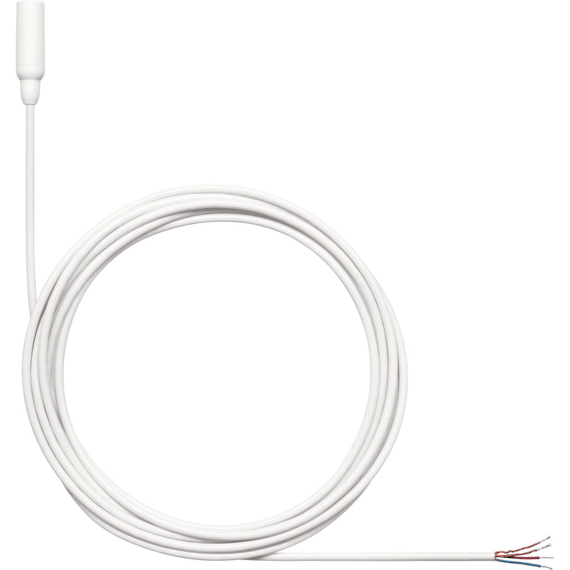 Shure TL48W/O-NC-A TwinPlex Microphone-cravate omnidirectionnel (Pigtail, Blanc)