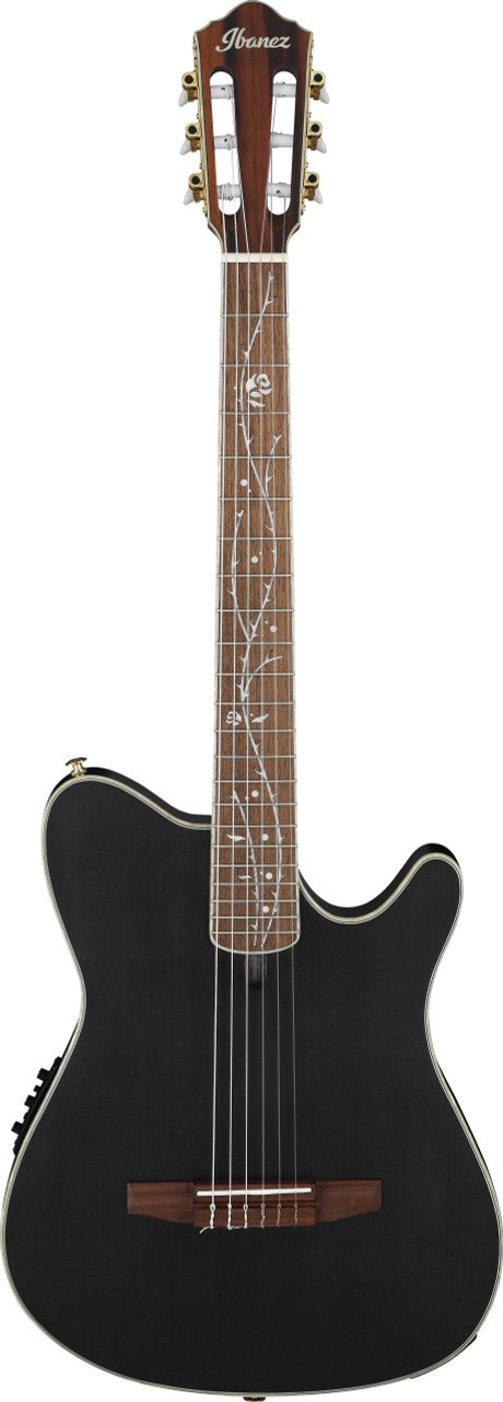 Ibanez TOD10NTKF Tim Henson Signature Nylon Acoustic-Electric Guitar (Black)