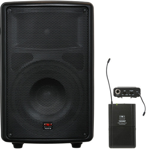 Galaxy Audio TQ8 Traveler Quest 8 Système de sonorisation portable sans fil tout-en-un avec ceinture sans fil (N2 517,550 MHz)