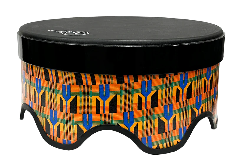 Toca TSSGD-18KS-SLP Sympatico™ System Gathering Drum 18" Small (Kente Cloth)