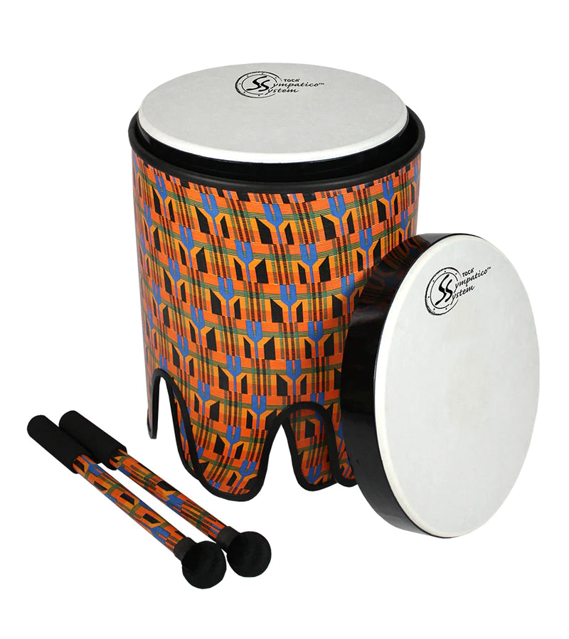 Toca TSSNT-14K-FDP Sympatico™ System Nesting Tom-Tom 14" Pretuned (Kente Cloth)