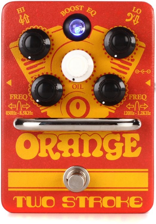 Pédale d'égalisation Boost DEUX TEMPS orange