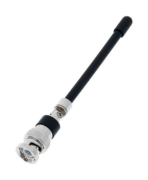 Shure UA400B 1/4 wave antenna for receivers. Used with SLX4, P3T. Frequency Range: 470-752MHz.