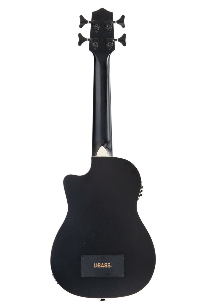 Kala UBASS-JYMN-BK-FS Acajou Frettes Journeyman U-Bass w/Housse - Noir Mat