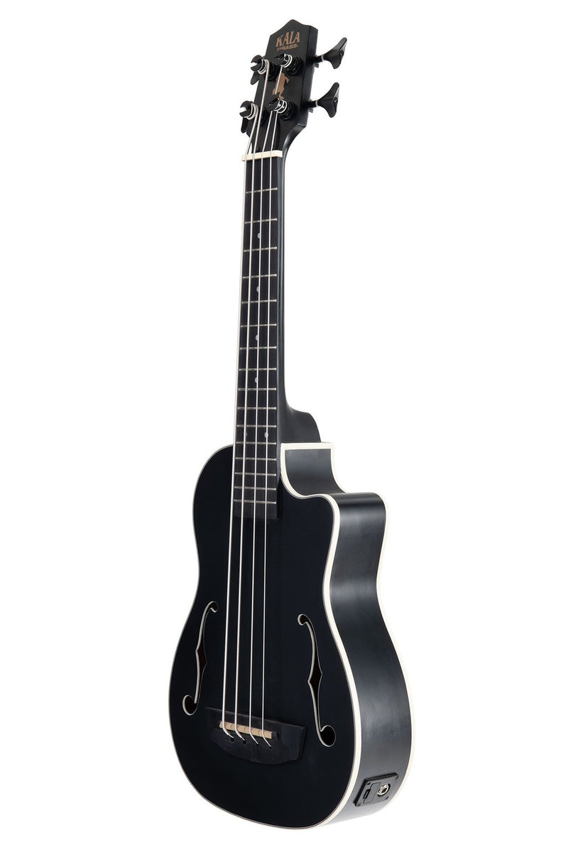 Kala UBASS-JYMN-BK-FS Acajou Frettes Journeyman U-Bass w/Housse - Noir Mat