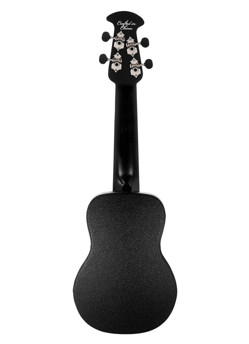 Ovation UCS10-5S Americana Collection™ Soprano Ukulele, Mid Depth (Black Satin)