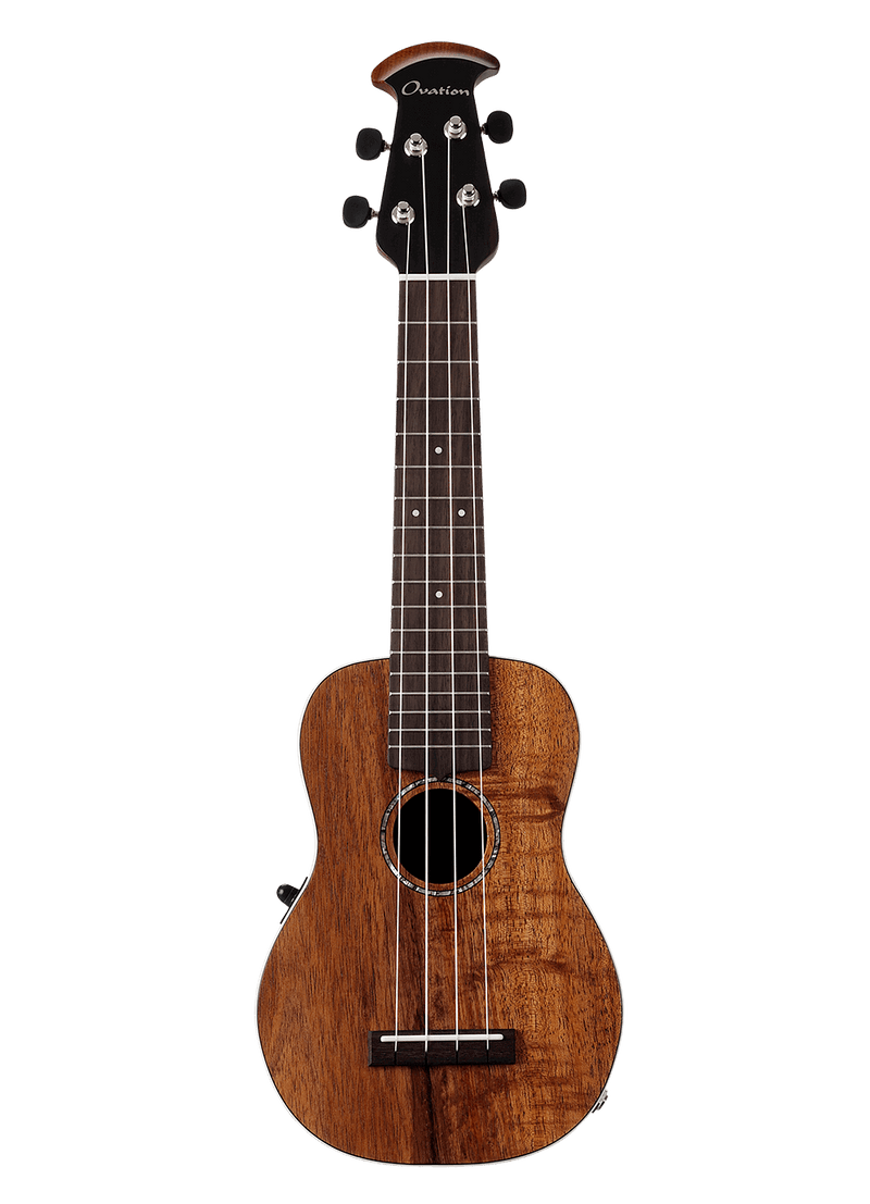 Ovation UCS10-KOAE Americana Collection™ Acoustic/Electric Soprano Ukulele (Natural on Exotic Koa)