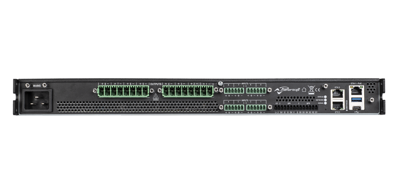 Powersoft UNICA8K8 8000W/8-Channel Fixed Installation Amplifier Platform