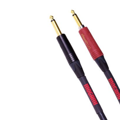 Mogami OD GTR 30 Overdrive Straight Silent Plug to Straight 1/4" Guitar/Instrument Cable - 30'