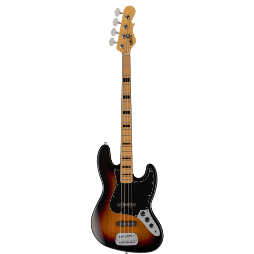 G&L TI-JB-173R20M26 Tribute Series JB Electric Bass (3-Tone Sunburst)