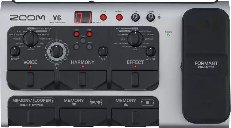 Processeur d'effets vocaux Zoom V6SP