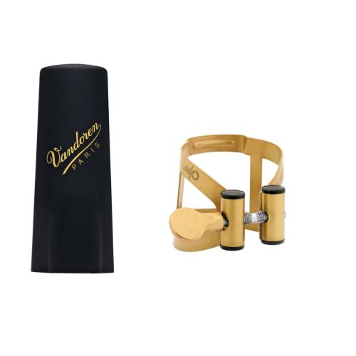 VANDOREN - LC59AP Ligature M / O et bouchon en plastique pour saxophone baryton - Red One Music