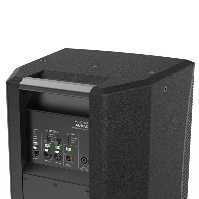 Audac VEXO115A Haut-parleur actif 2 voies haute performance - 15" (Noir)