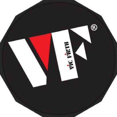 Vic Firth VXPPVF06 Tapis d'entraînement avec logo VF 6"
